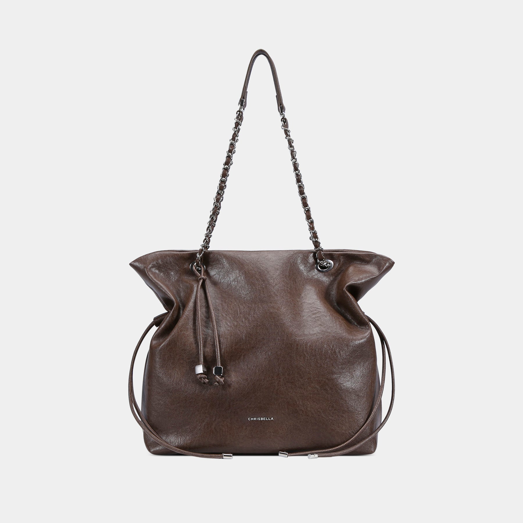 Large PVC Double-Handle Tote Bag