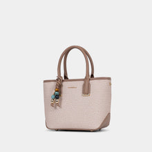 Charm Detail Satchel with Card Pouch