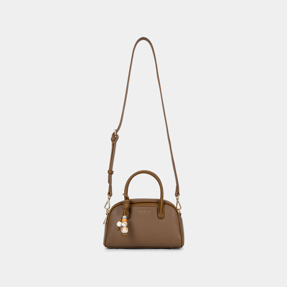 Sac Bowling Élégant à Détail Bijou