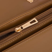 Two-Tone Double-Handle Satchel Bag