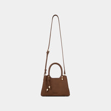 Charm Detail Double-Handle Satchel Bag