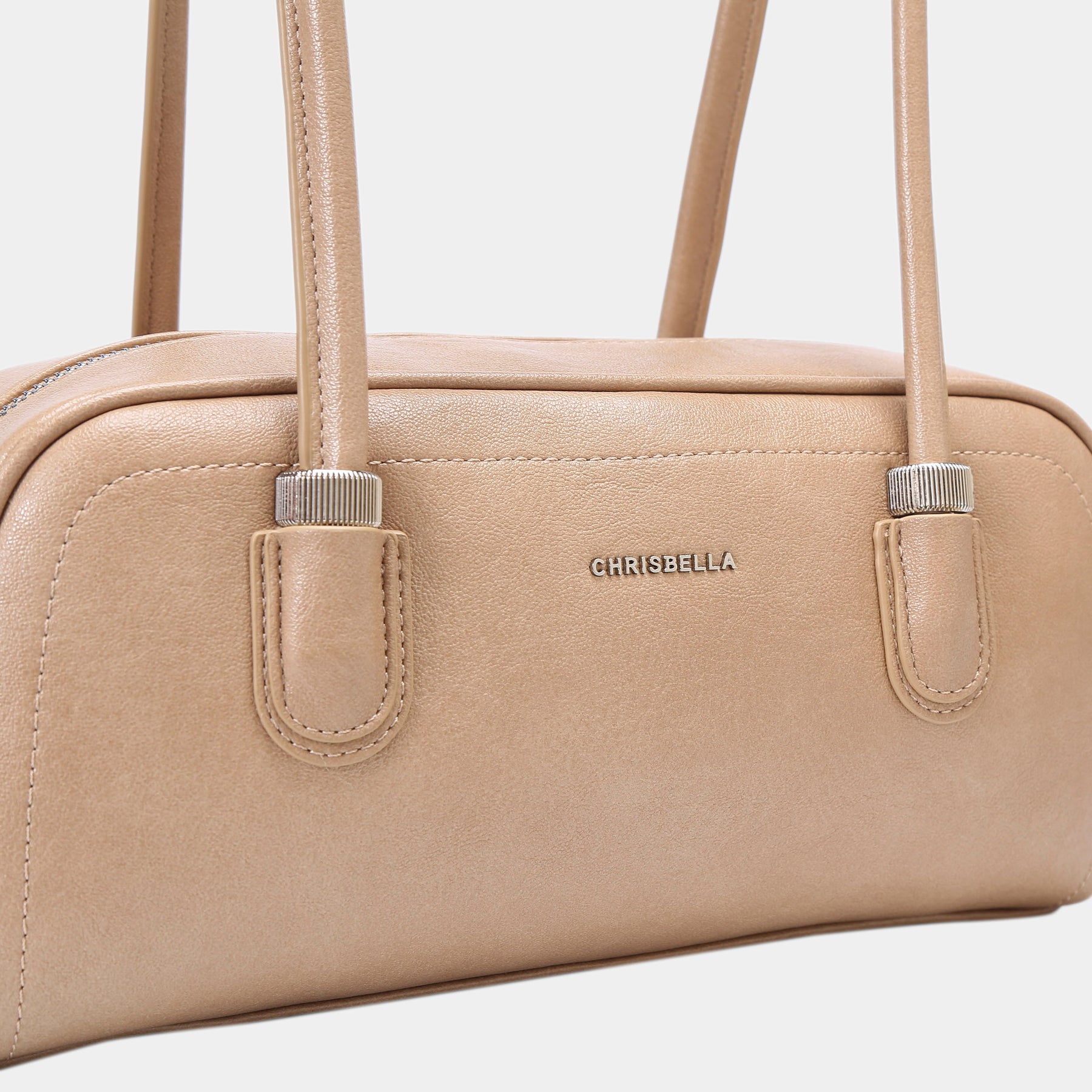 PVC Double-Handle Shoulder Bag