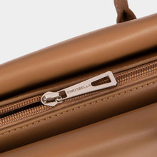 Belted Double-Handle Satchel with Card Pouch