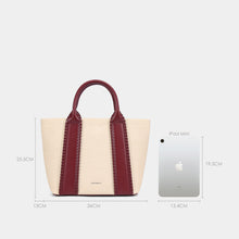 Color-Block Tote Bag with Matching Wallet