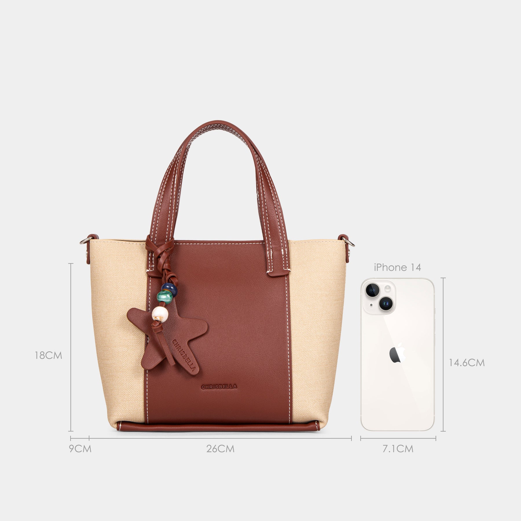 Tote Bag with Mini Crossbody Pouch