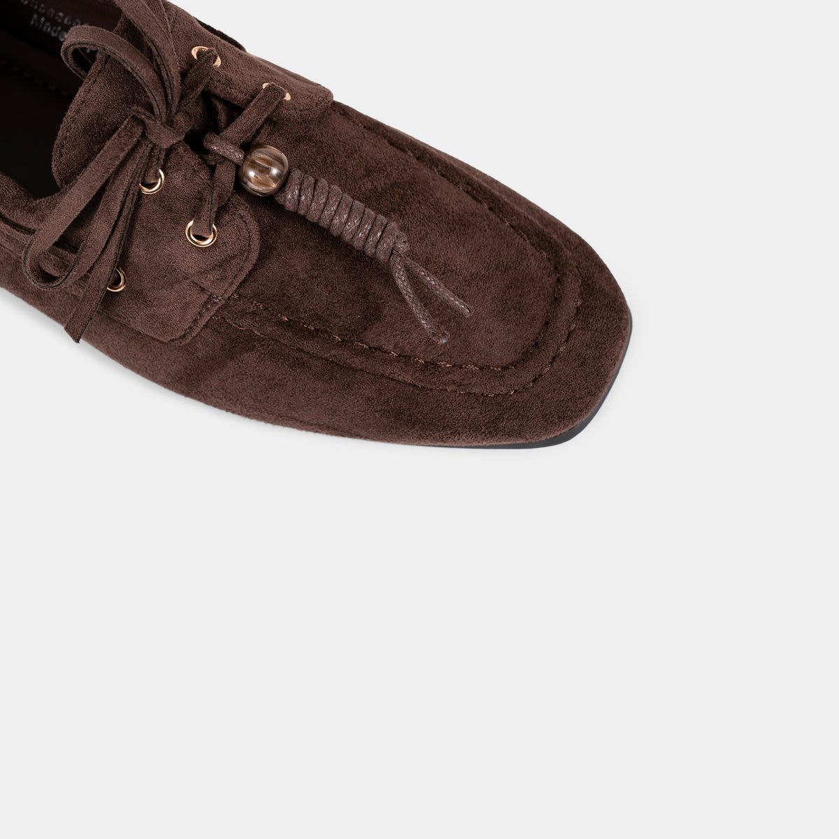 Mocassins à Lacets avec Pampilles