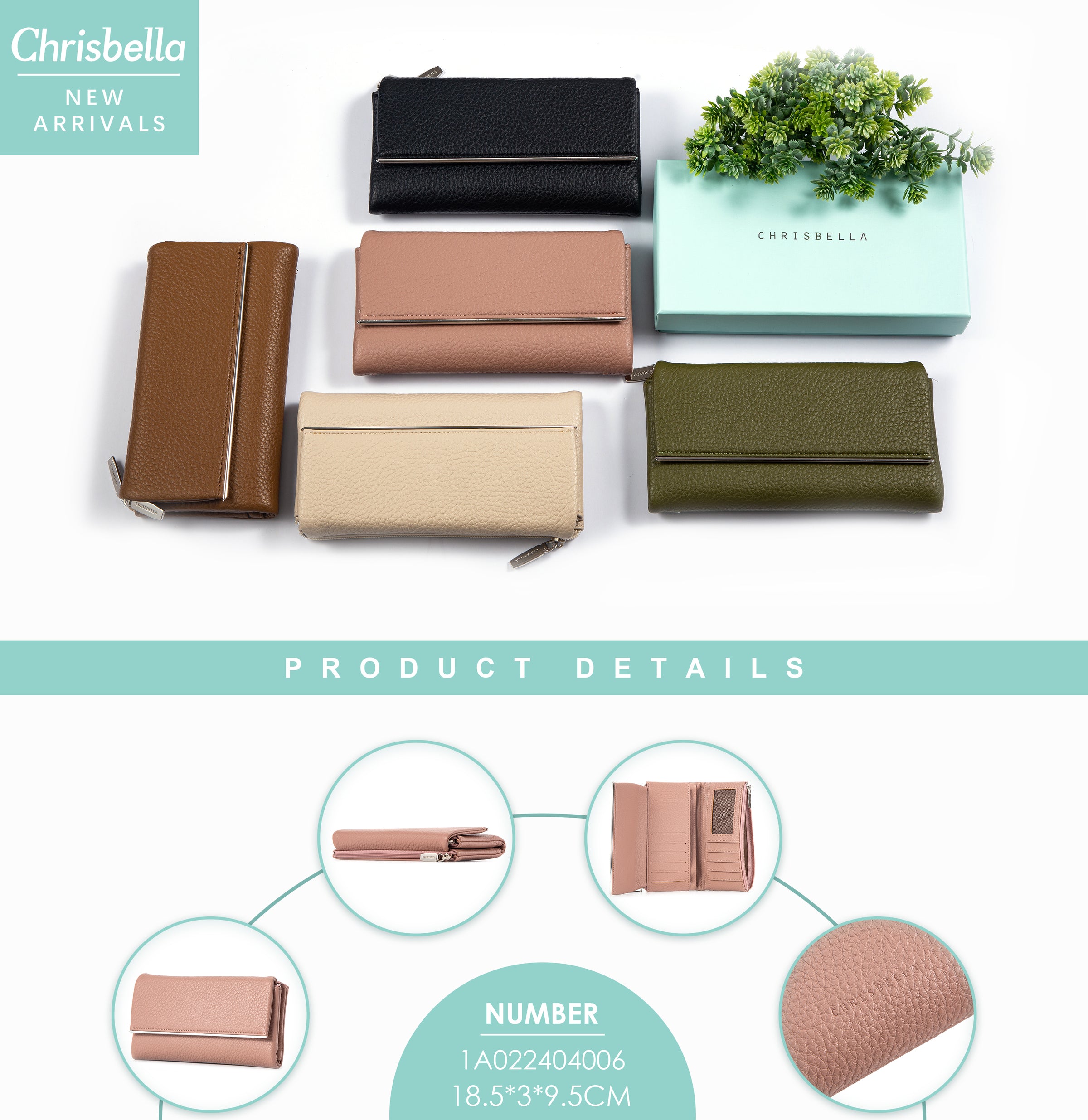 Chrisbella wallet Rose 1A022404006