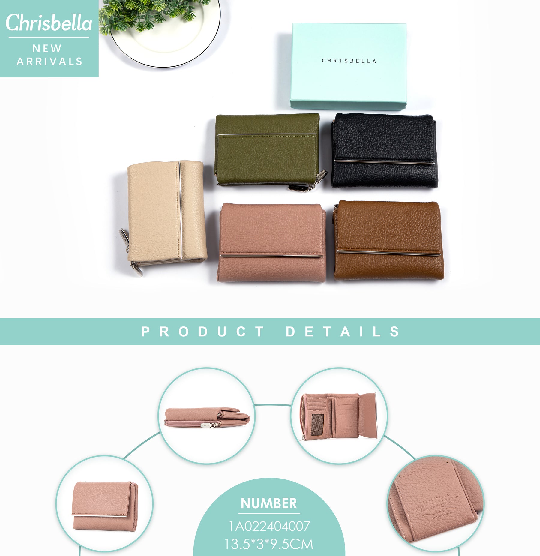 Chrisbella wallet Noir 1A022404007