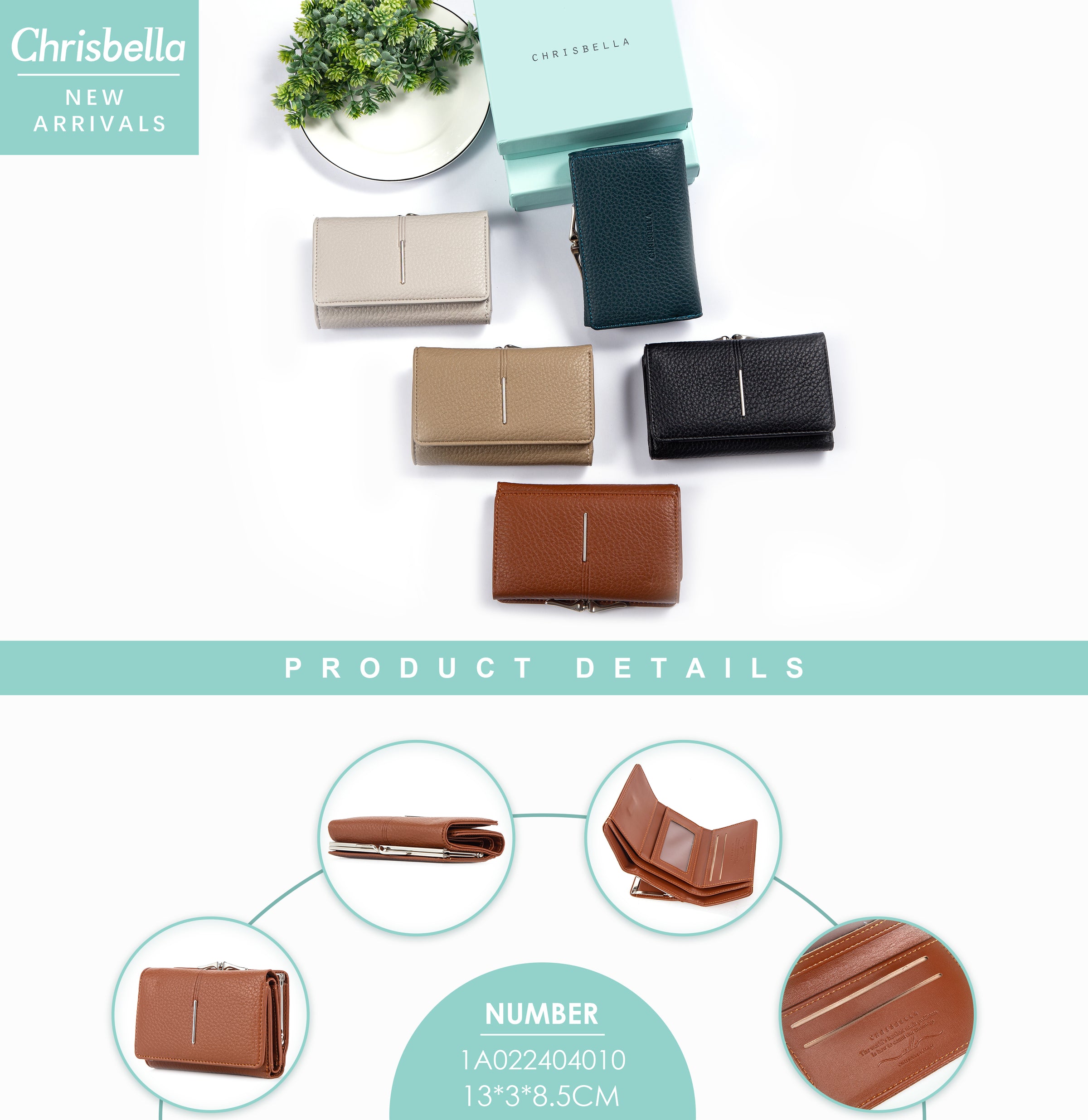 Chrisbella wallet Vert 1A022404010