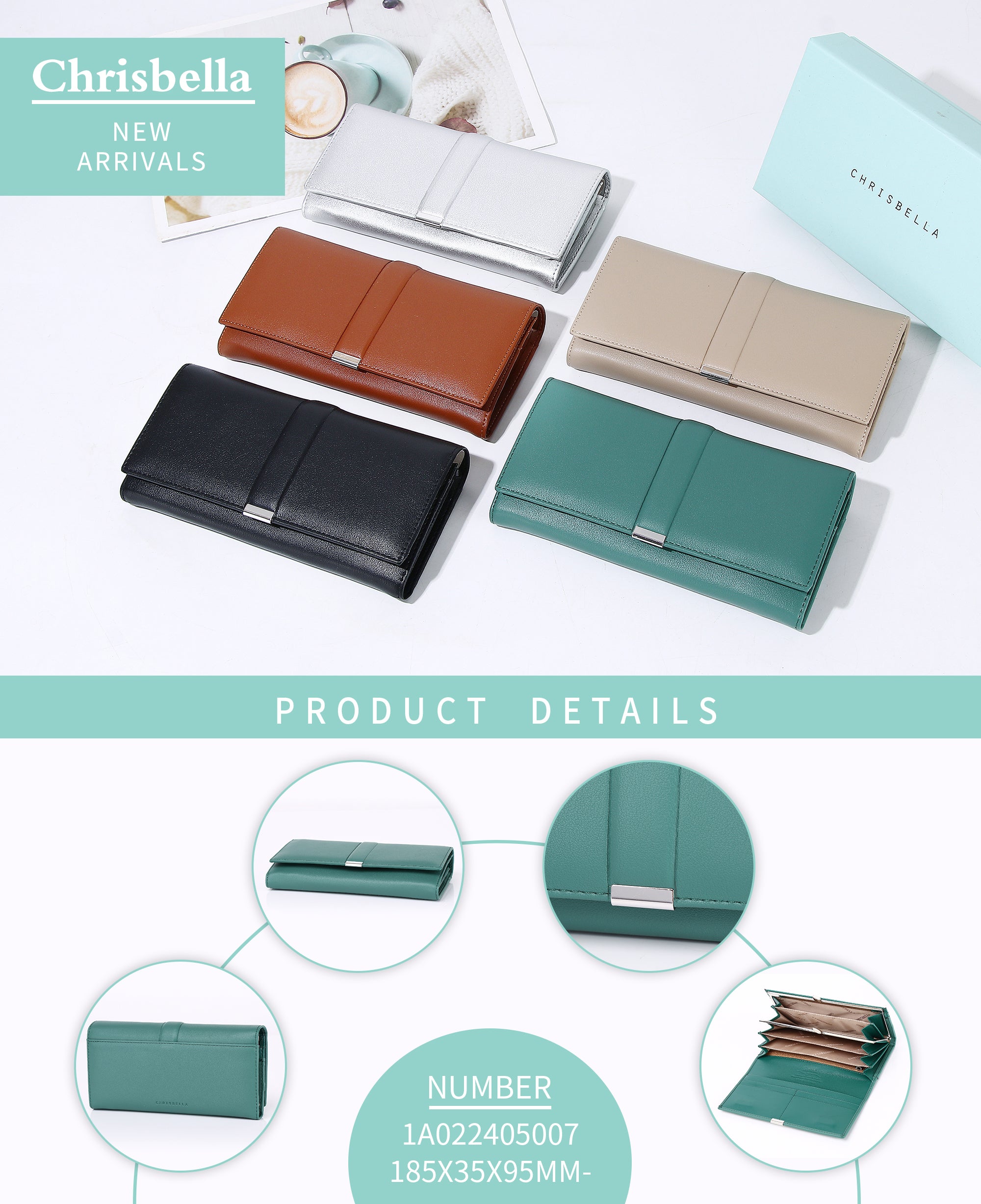 Chrisbella wallet Bronze 1A022405007