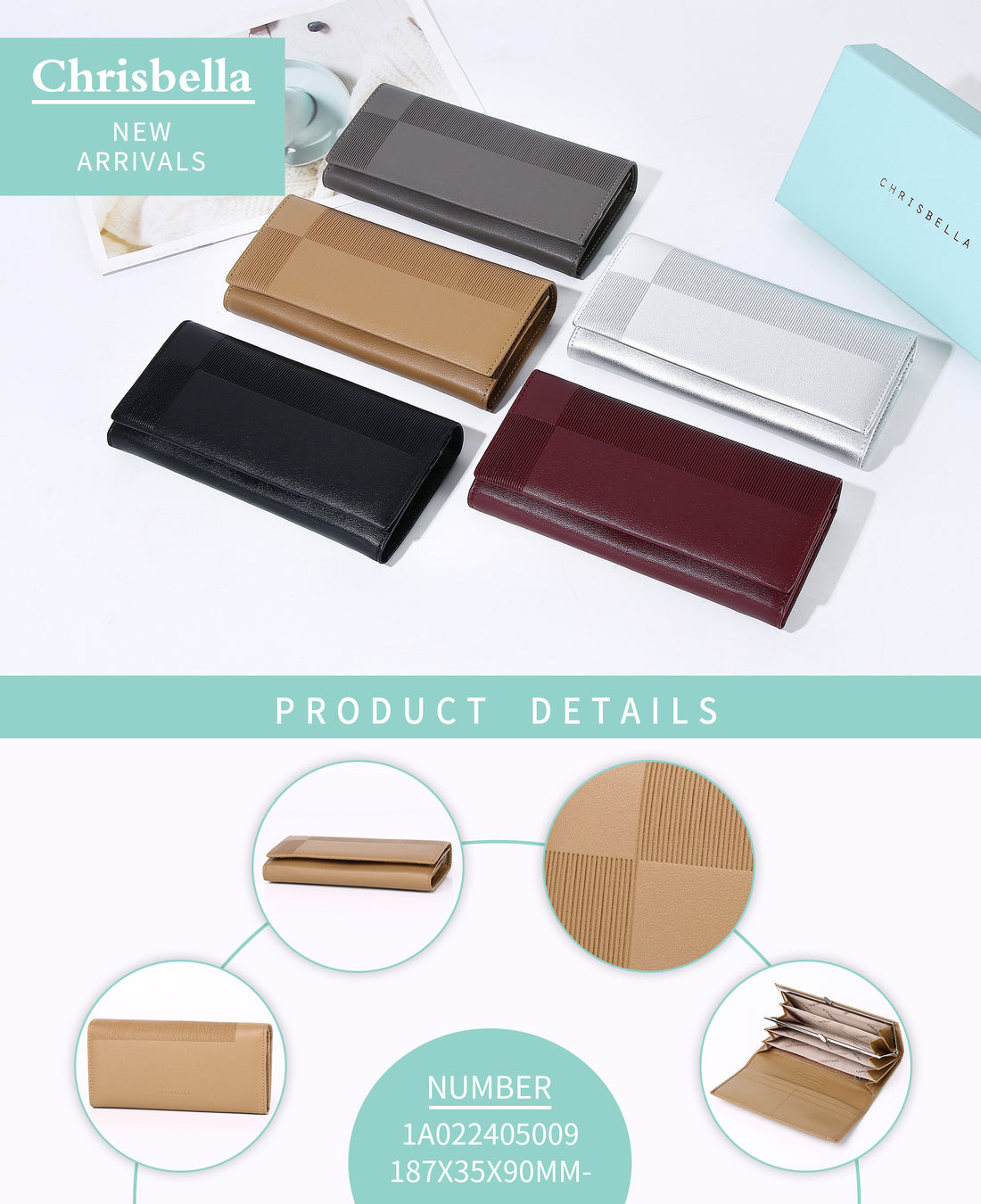 Chrisbella wallet Noir 1A022405009