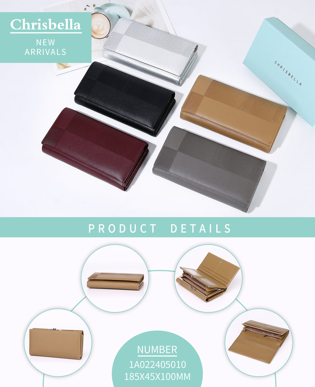 Chrisbella wallet Beige 1A022405010