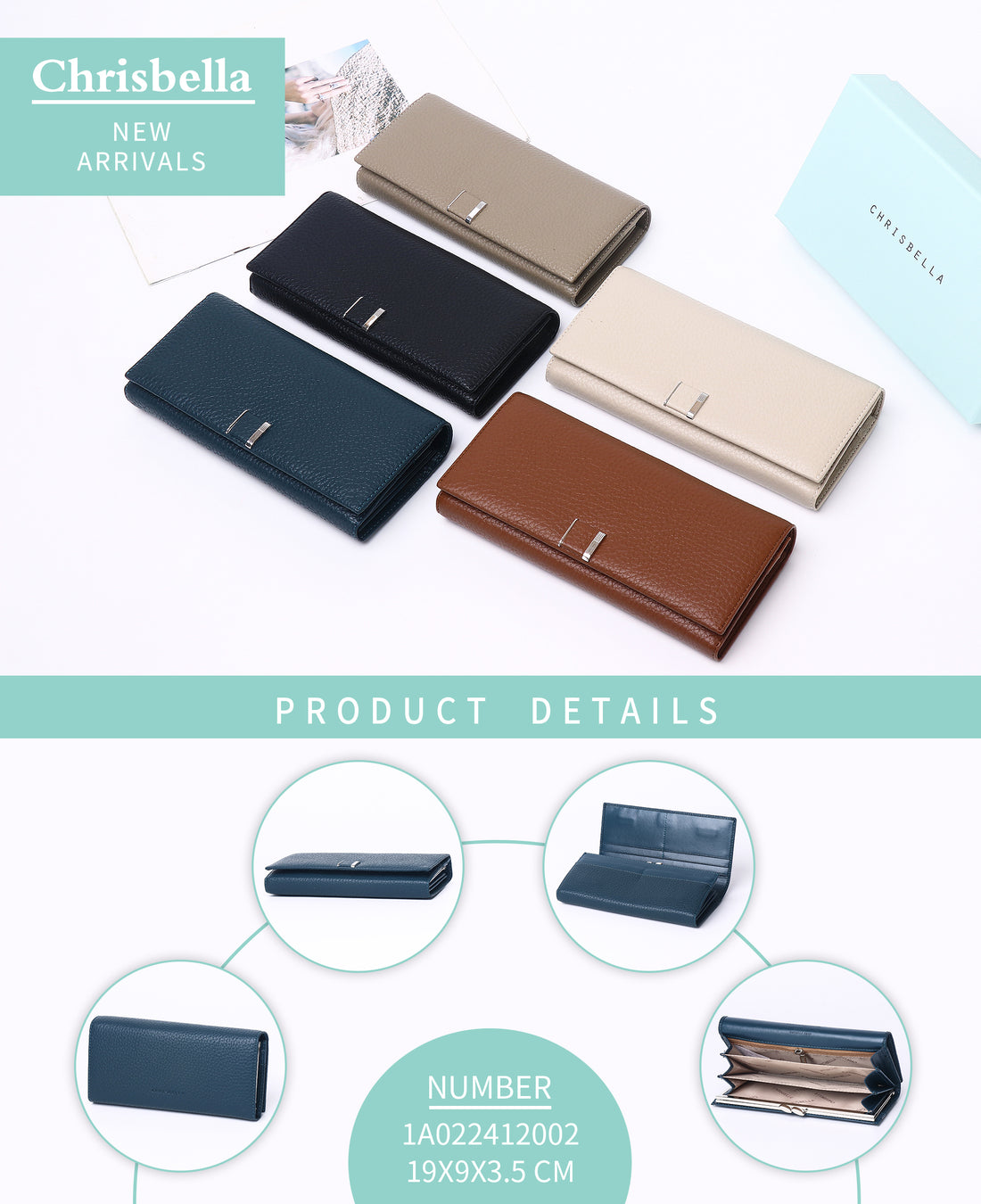 Chrisbella wallet Bronze 1A022412002