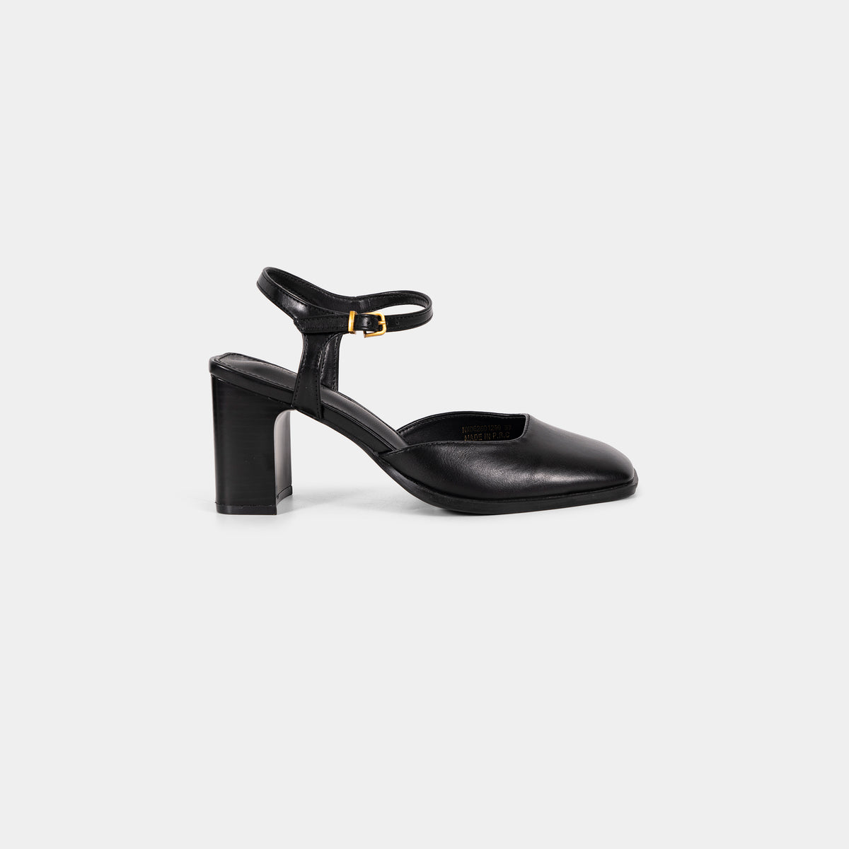 Sandales à Bout Carré et Talon Carré 7,5 cm