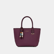 Charm Detail Satchel with Card Pouch