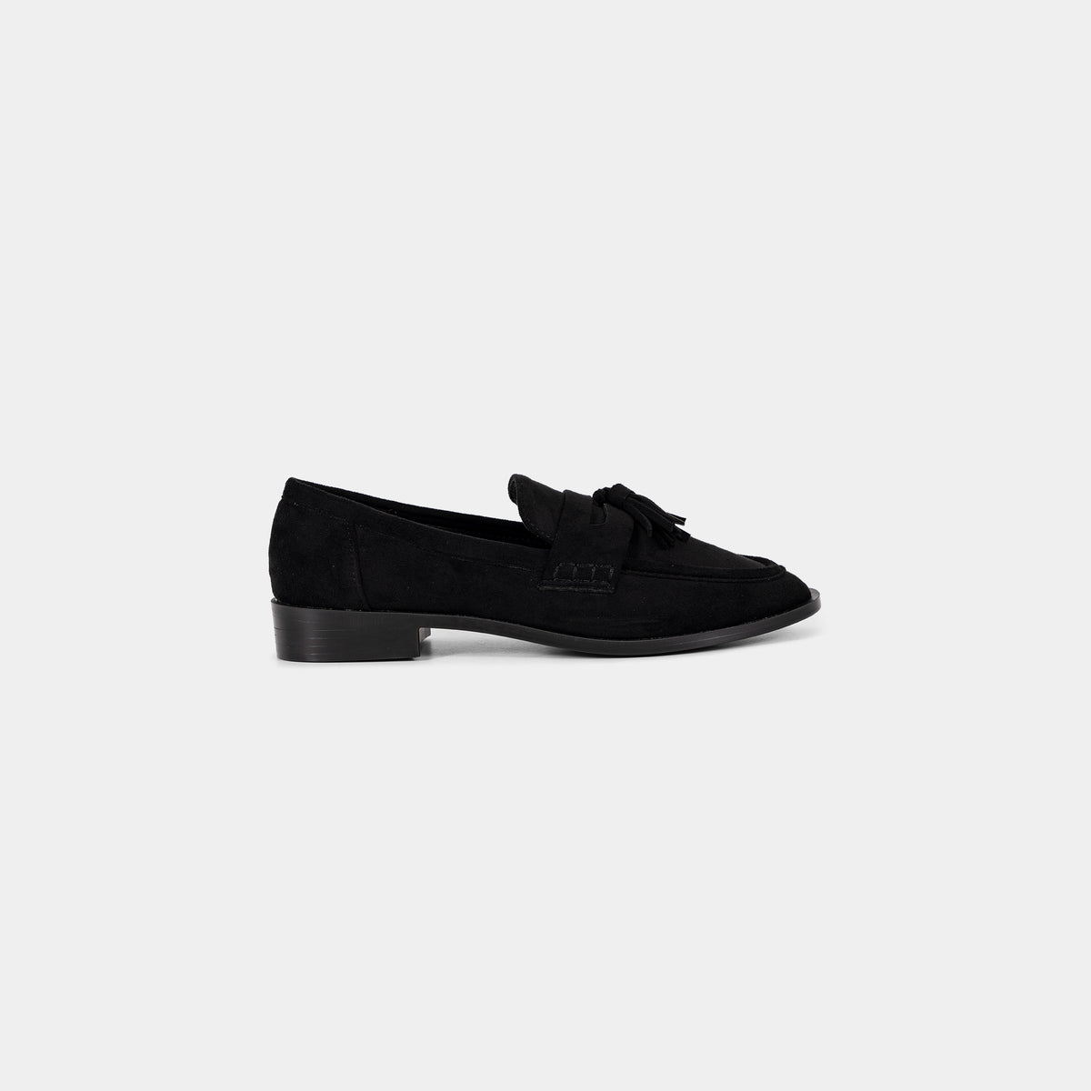 Mocassins Effet Suédine avec Pampilles