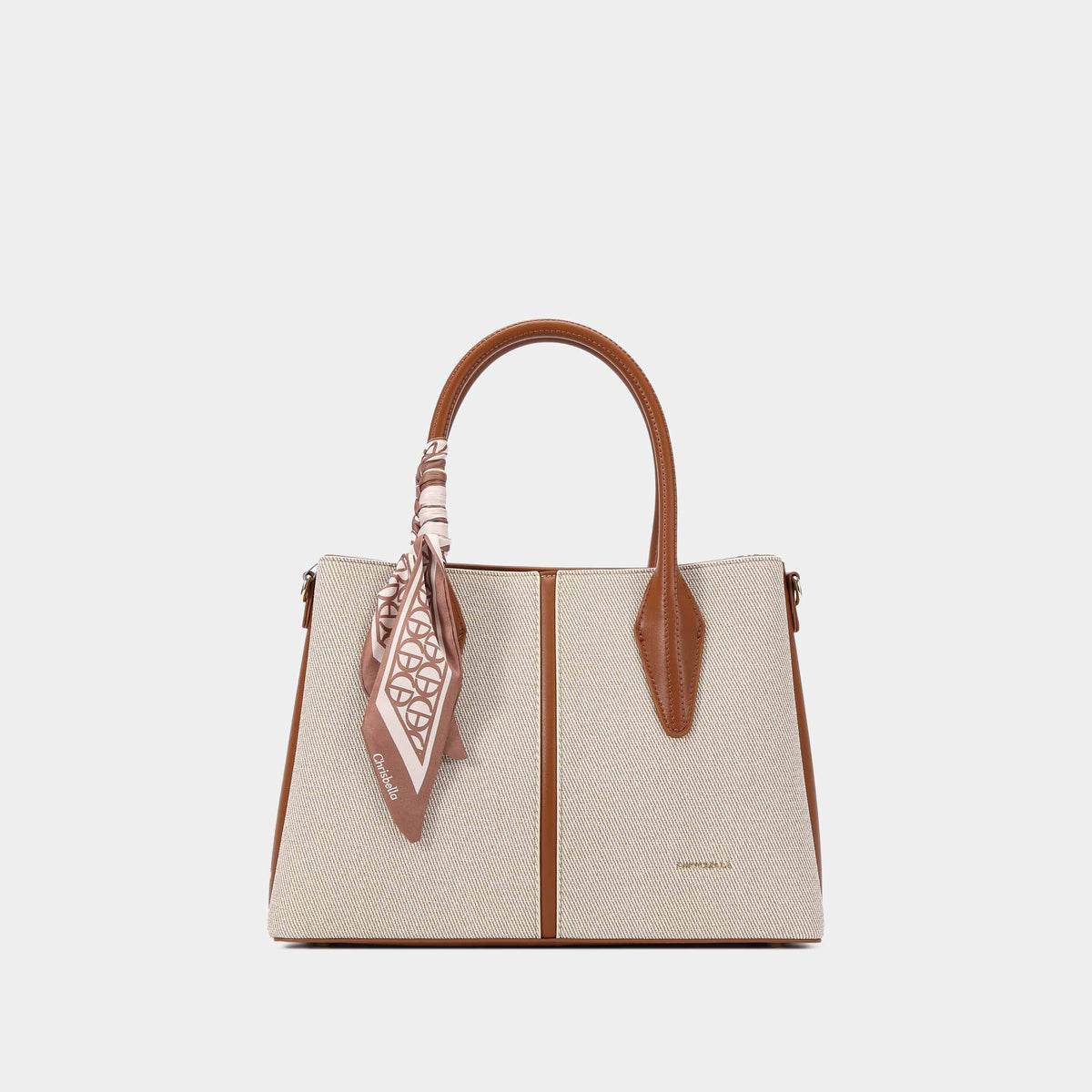 Sac Évasé Structuré avec Foulard
