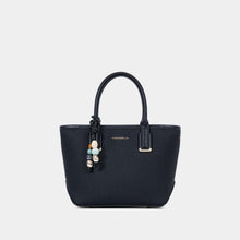 Charm Detail Satchel with Card Pouch