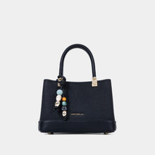 Mini Satchel Bag with Decorative Charm