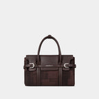 Sac à Double Poignée avec Détail Ceinture