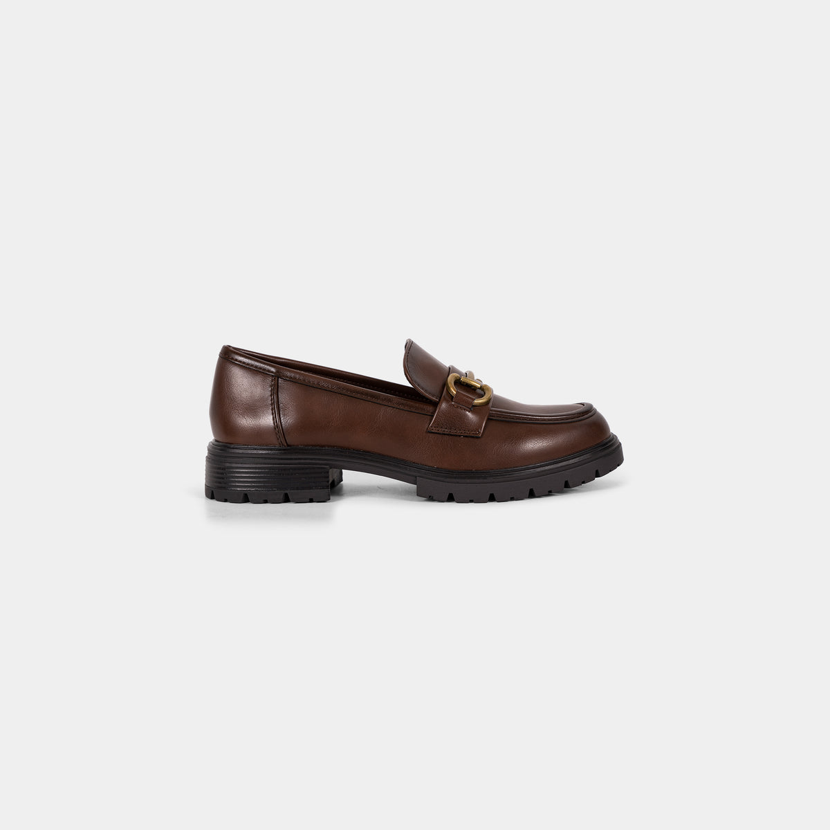 Mocassins à Semelle Épaisse avec Détail Horsebit