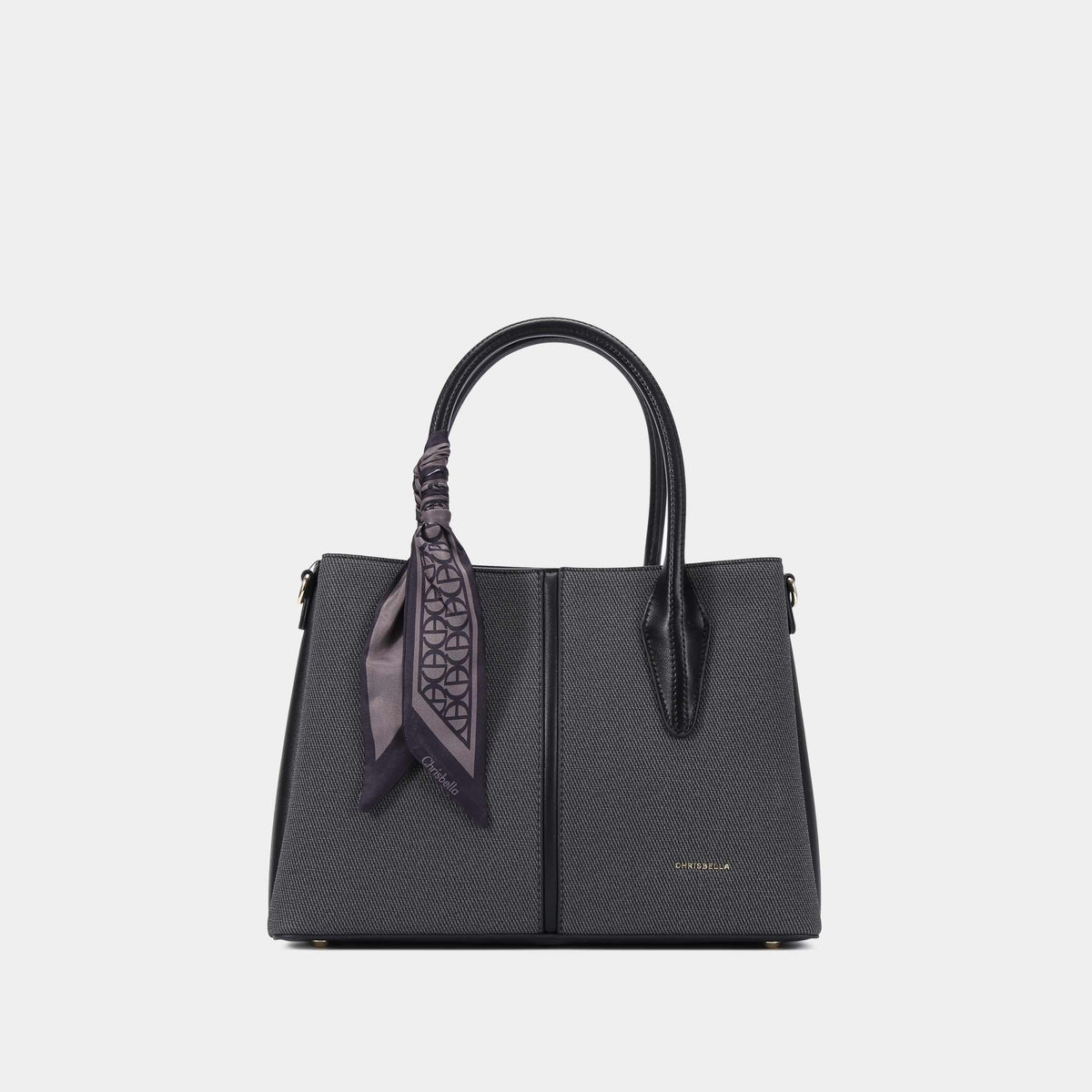 Sac Évasé Structuré avec Foulard