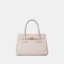 Structured PVC Double-Handle Satchel