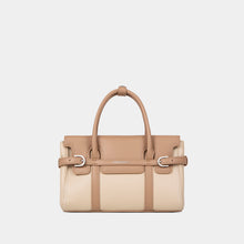 Belted Double-Handle Satchel with Card Pouch