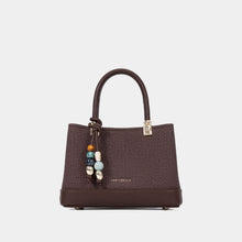 Mini Satchel Bag with Decorative Charm
