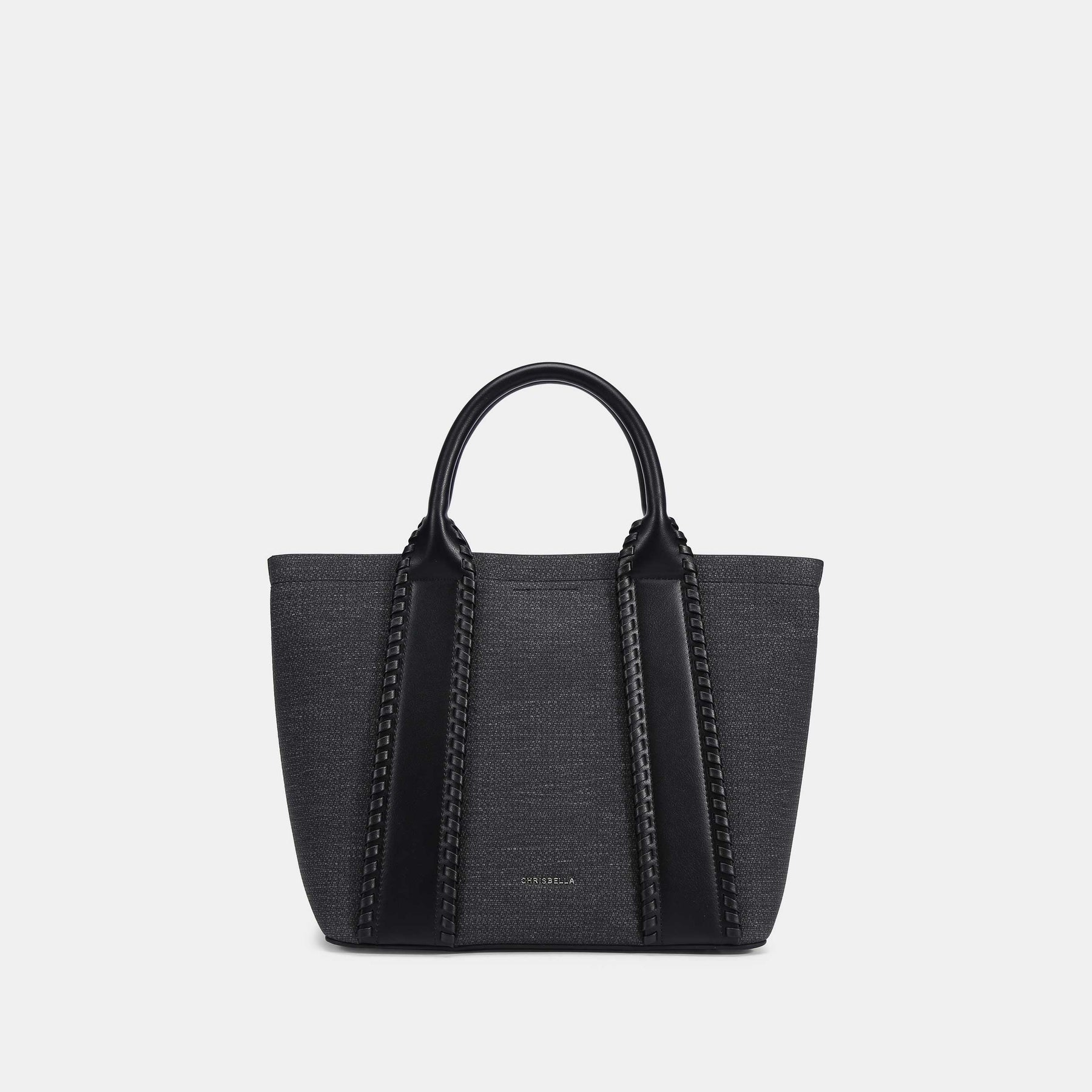 Color-Block Tote Bag with Matching Wallet
