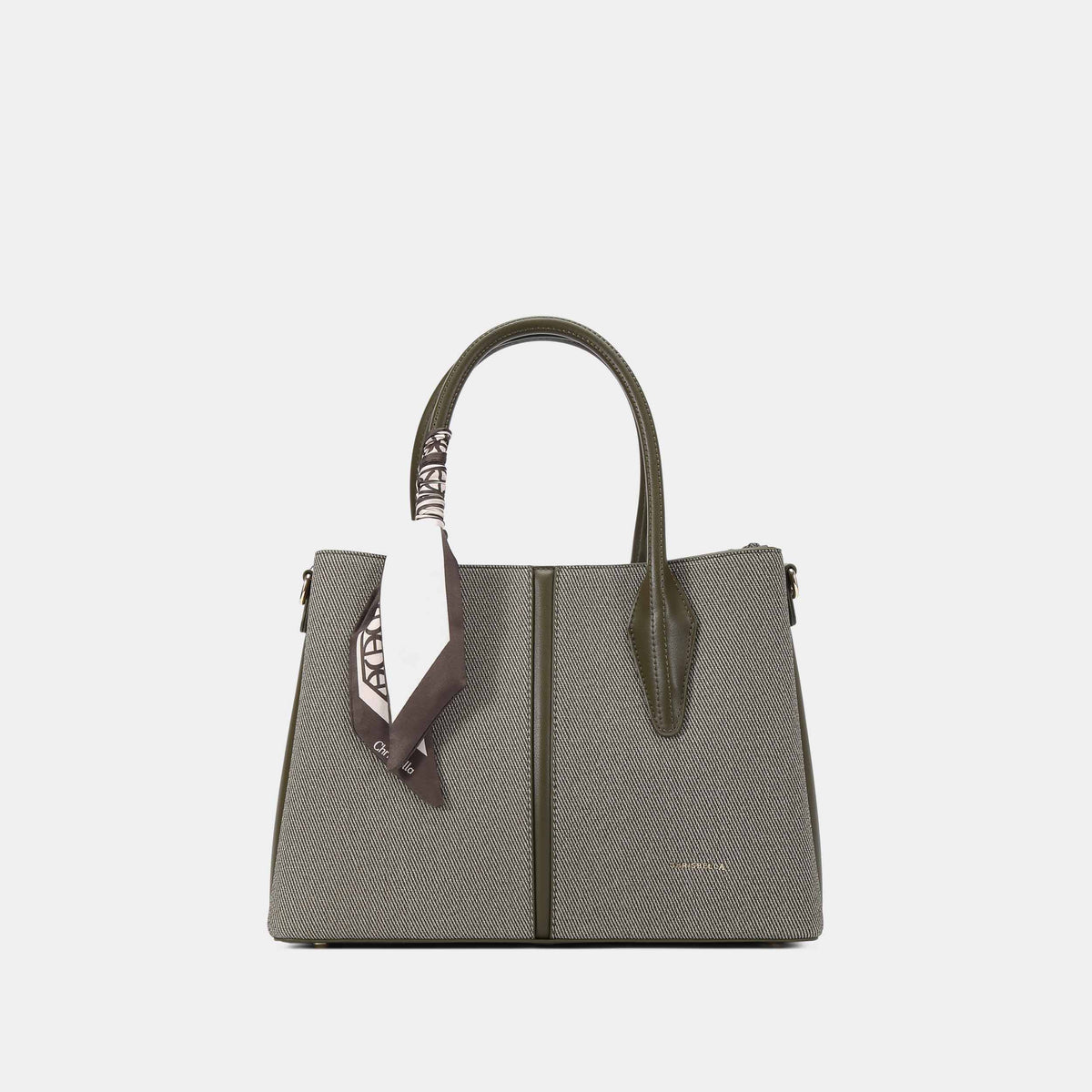 Sac Évasé Structuré avec Foulard