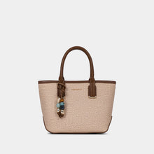 Charm Detail Satchel with Card Pouch
