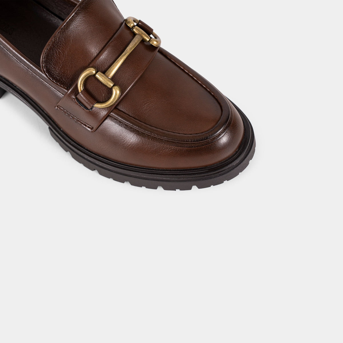 Mocassins à Semelle Épaisse avec Détail Horsebit