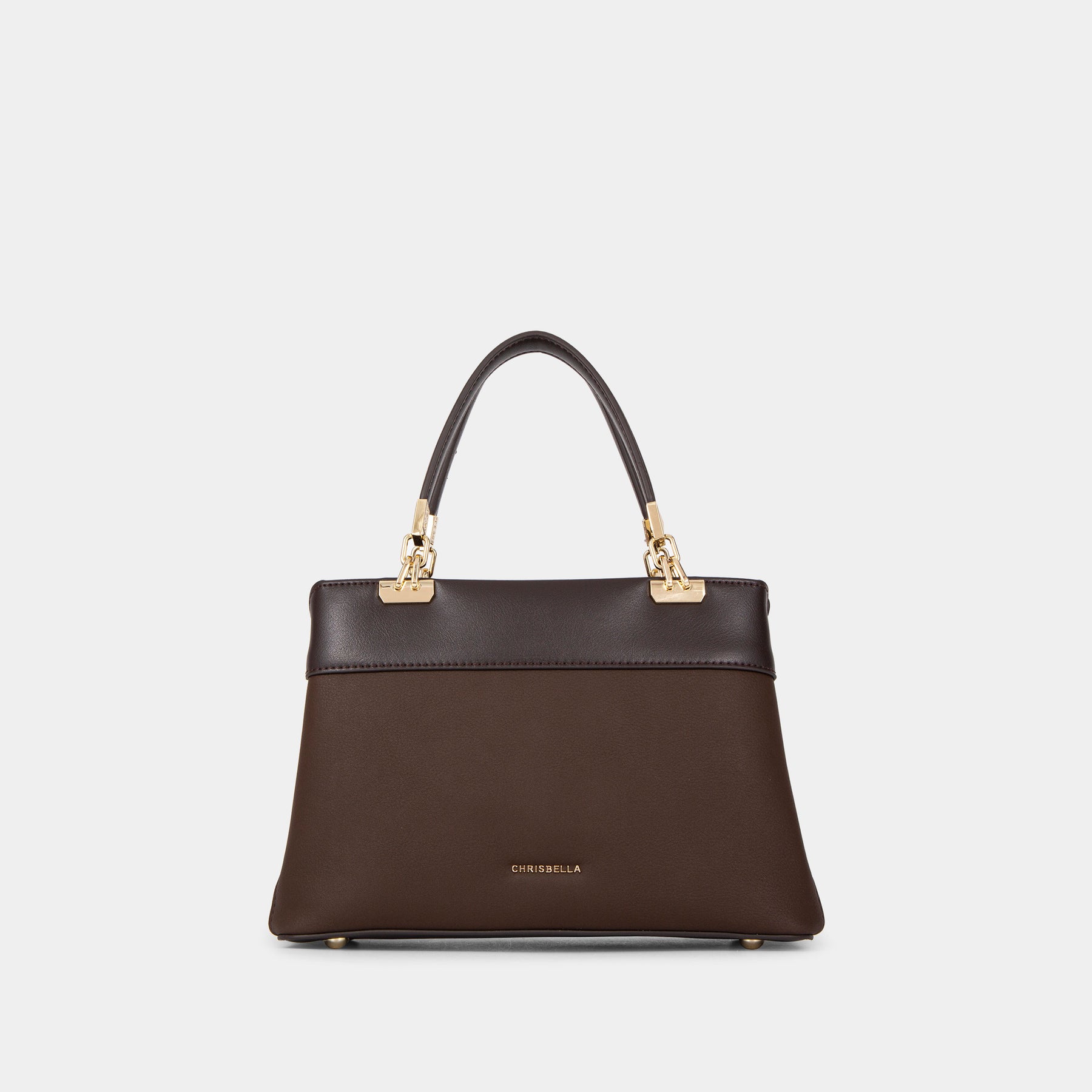 Structured Top-Handle Satchel with Card Pouch