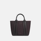 Tote Bag Color Block avec Portefeuille Assorti
