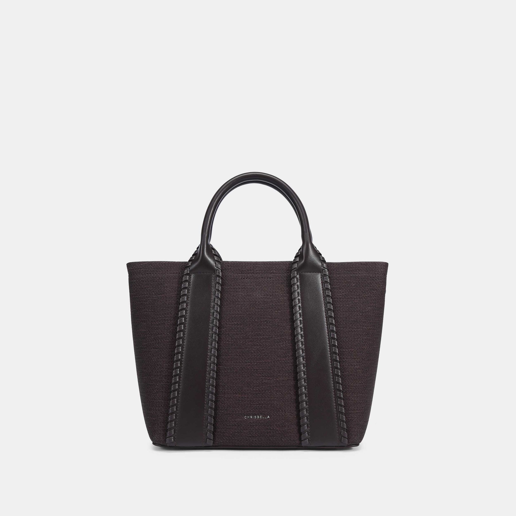 Color-Block Tote Bag with Matching Wallet