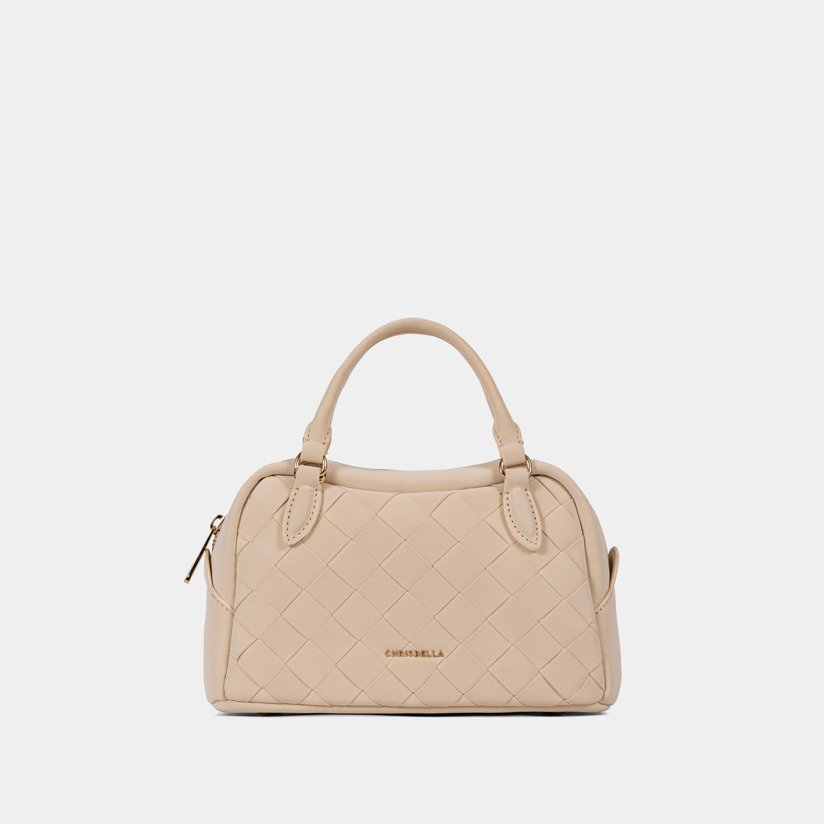 Tote Bag Tressé à Double Poignée
