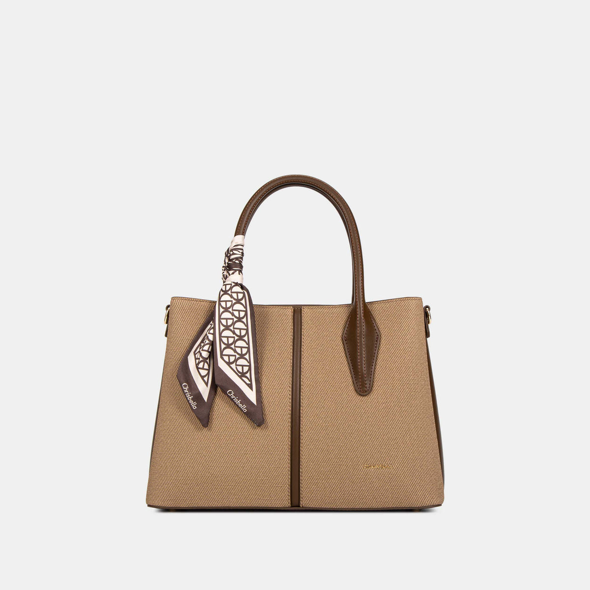 Sac Évasé Structuré avec Foulard