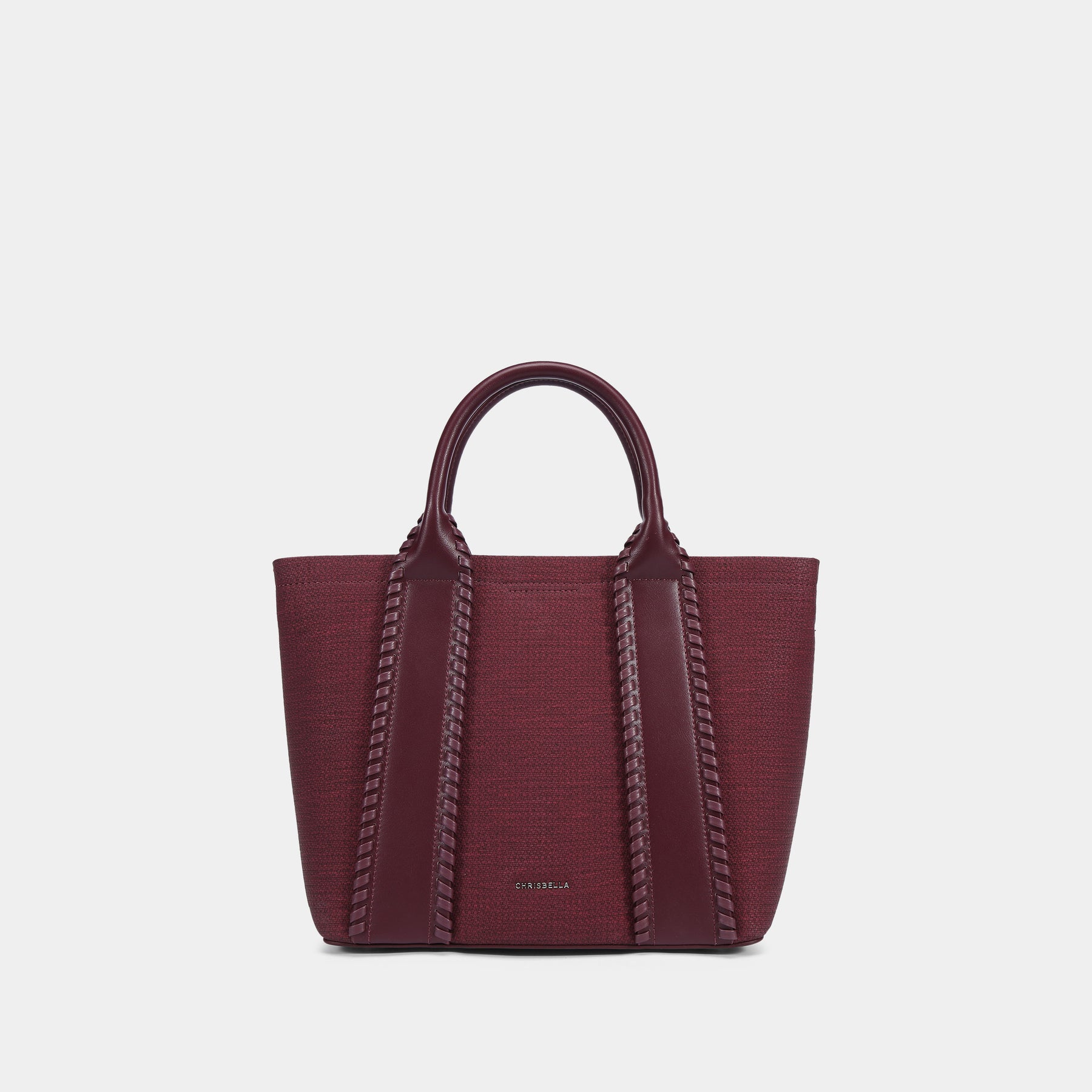 Color-Block Tote Bag with Matching Wallet