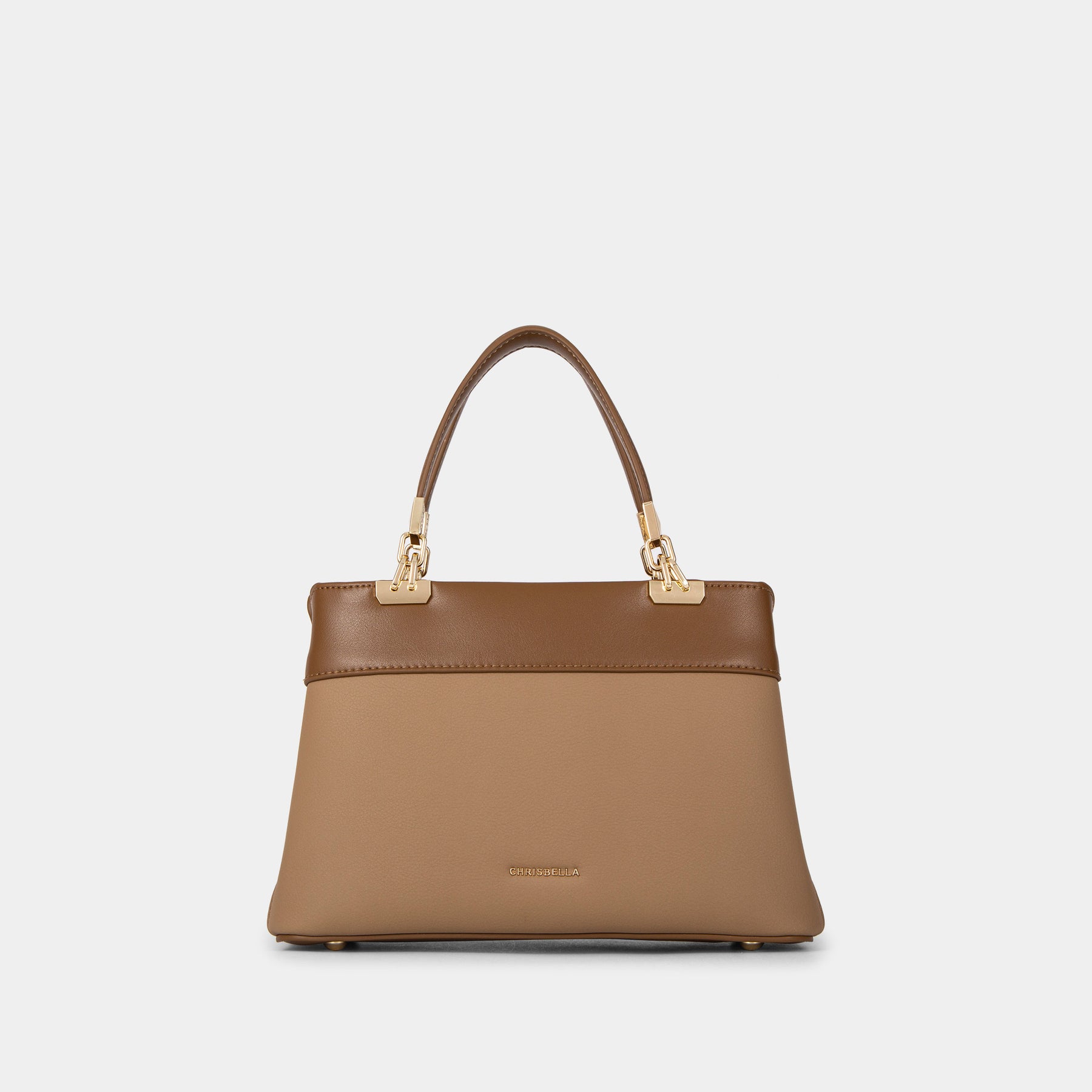 Structured Top-Handle Satchel with Card Pouch