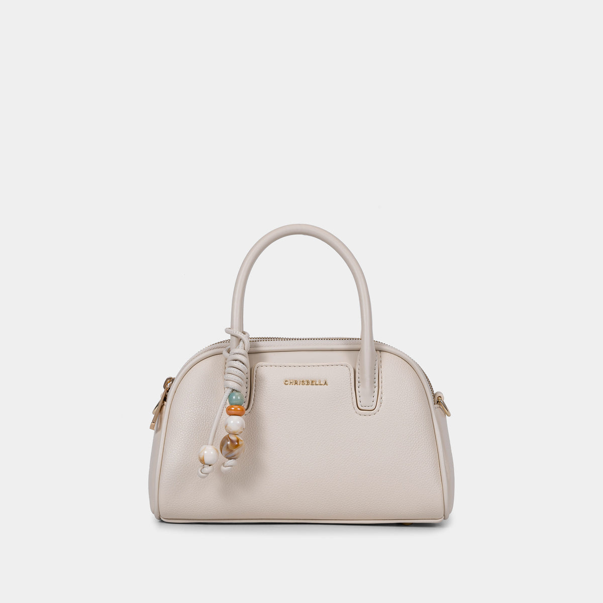 Sac Bowling Élégant à Détail Bijou