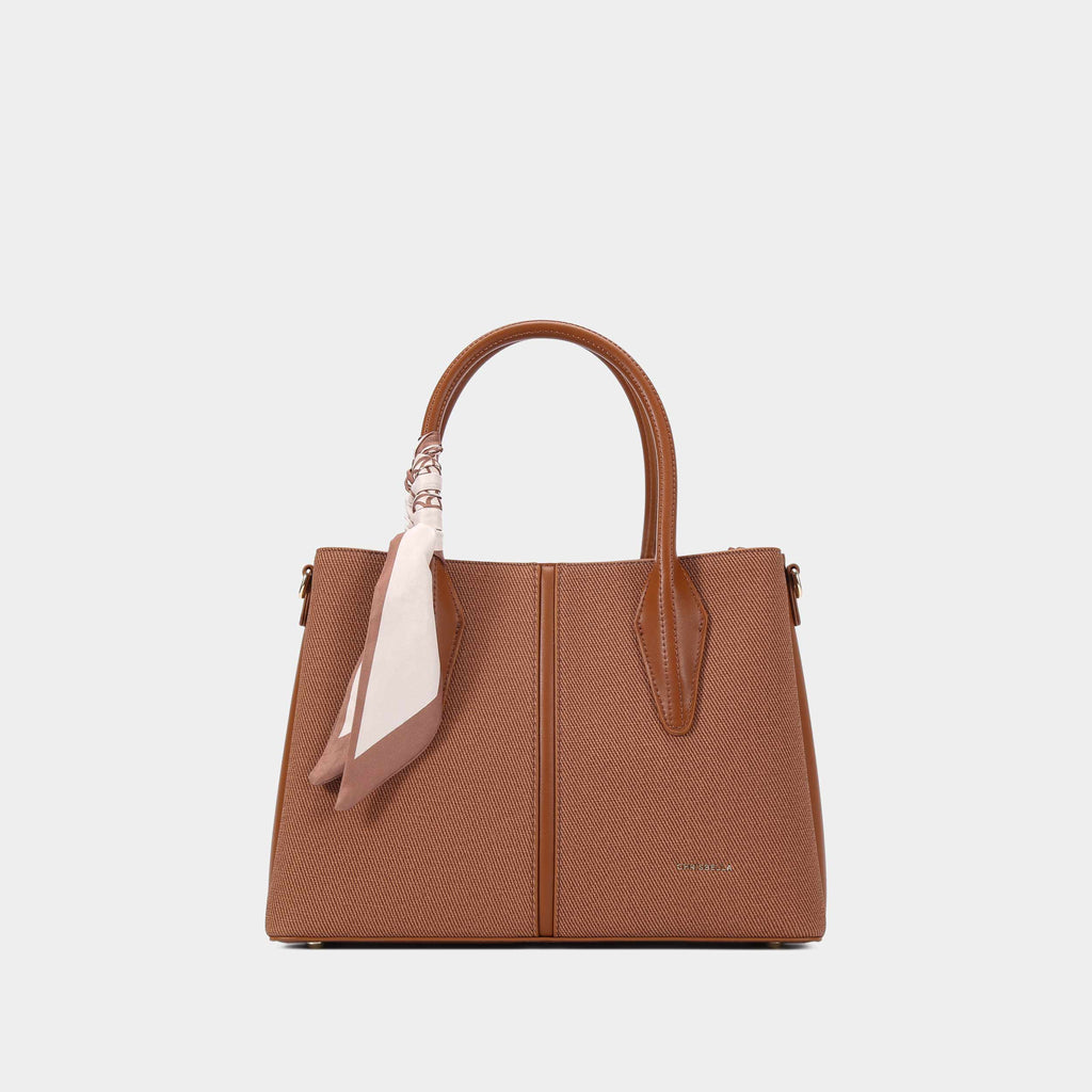 Sac Évasé Structuré avec Foulard