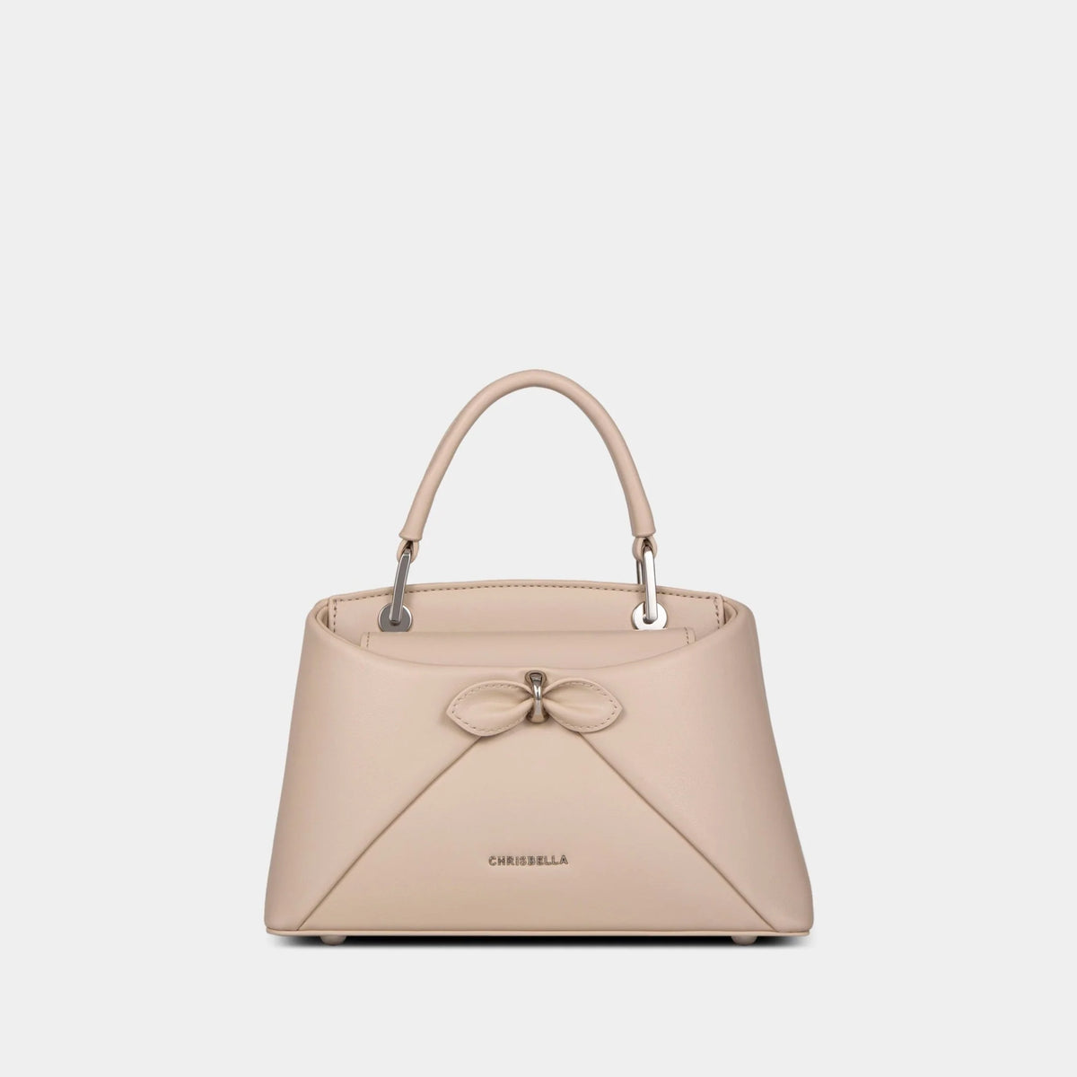 Sac à main avec nœud élégant et coffret cadeau fleuri