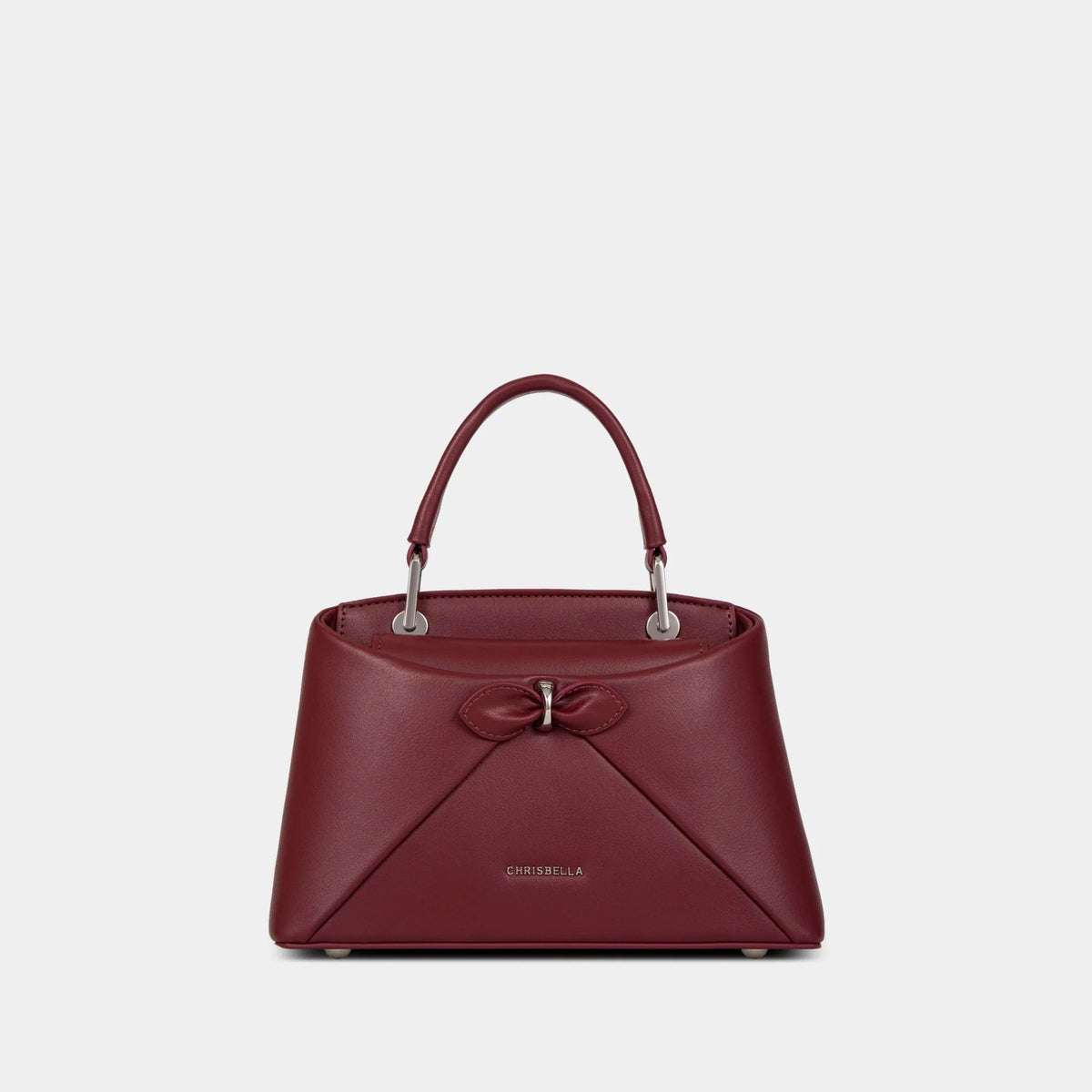 Sac à main avec nœud élégant et coffret cadeau fleuri