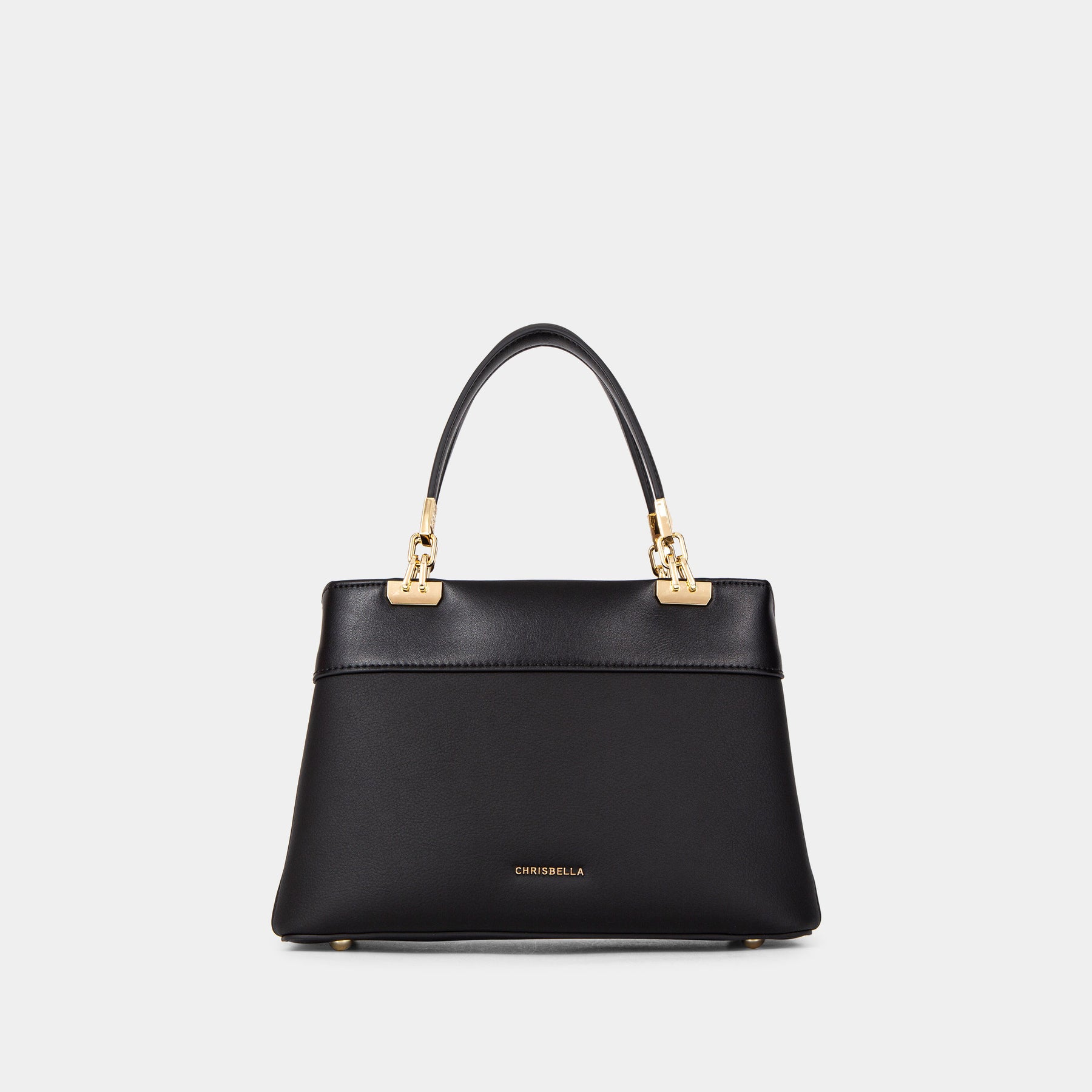 Structured Top-Handle Satchel with Card Pouch