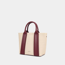 Color-Block Tote Bag with Matching Wallet