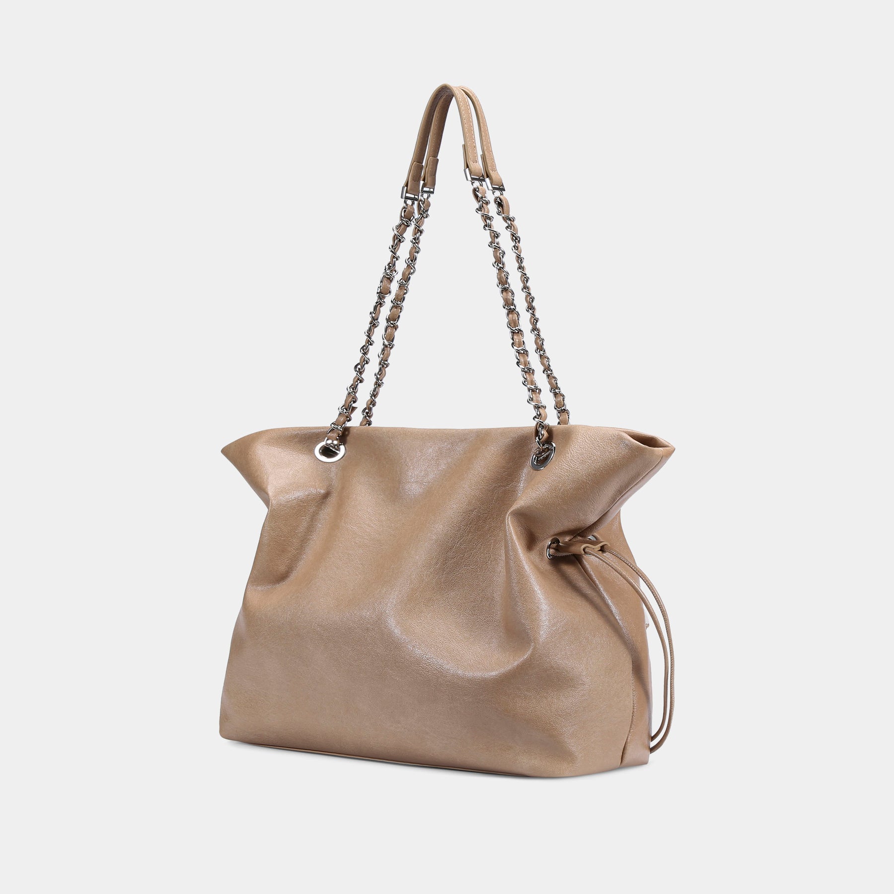 Large PVC Double-Handle Tote Bag