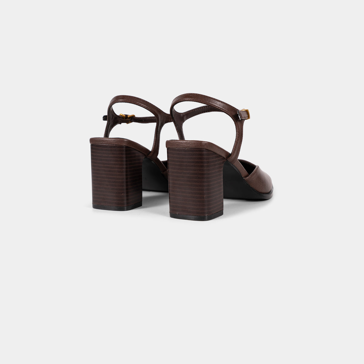 Sandales à Bout Carré et Talon Carré 7,5 cm
