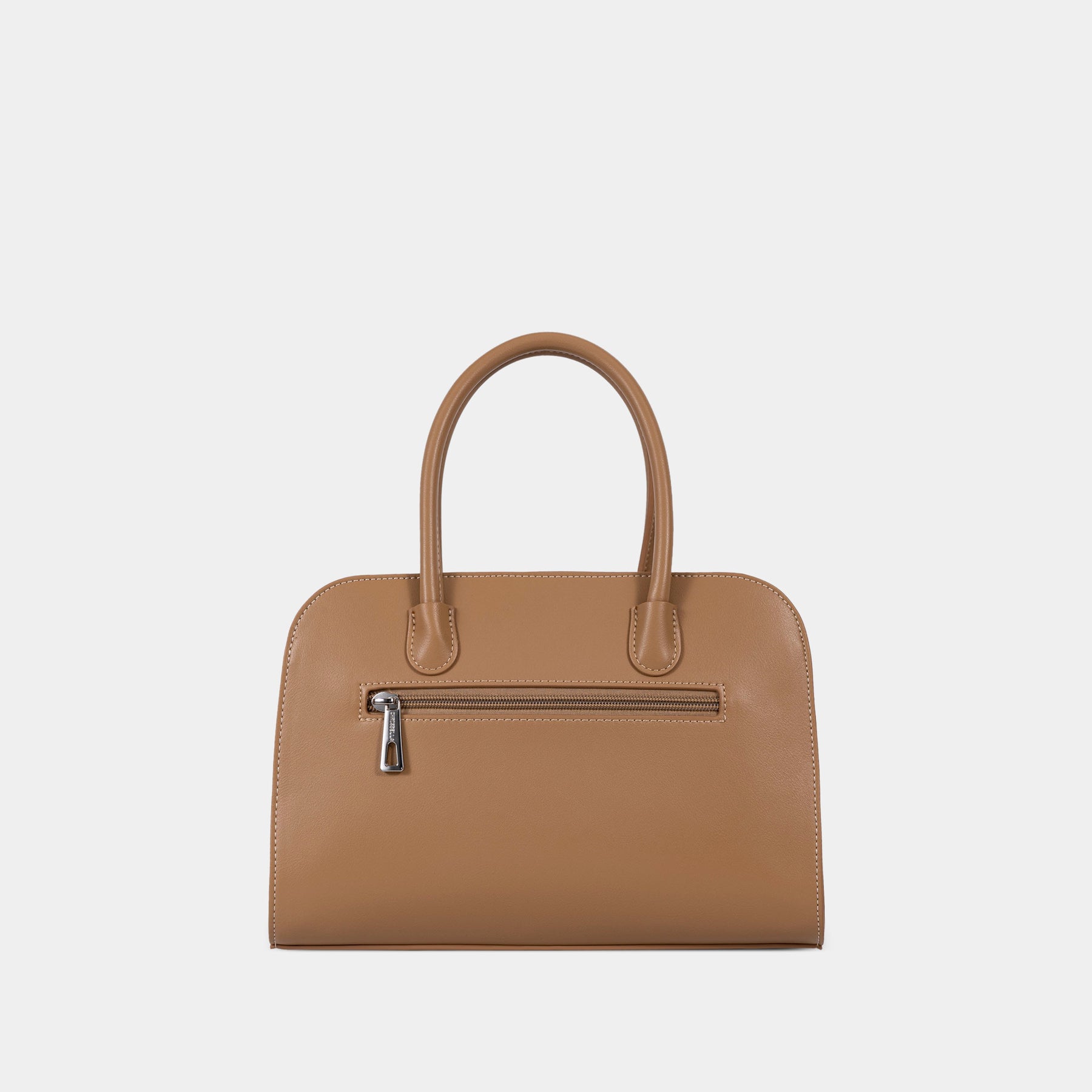 Structured Double-Handle Satchel Bag
