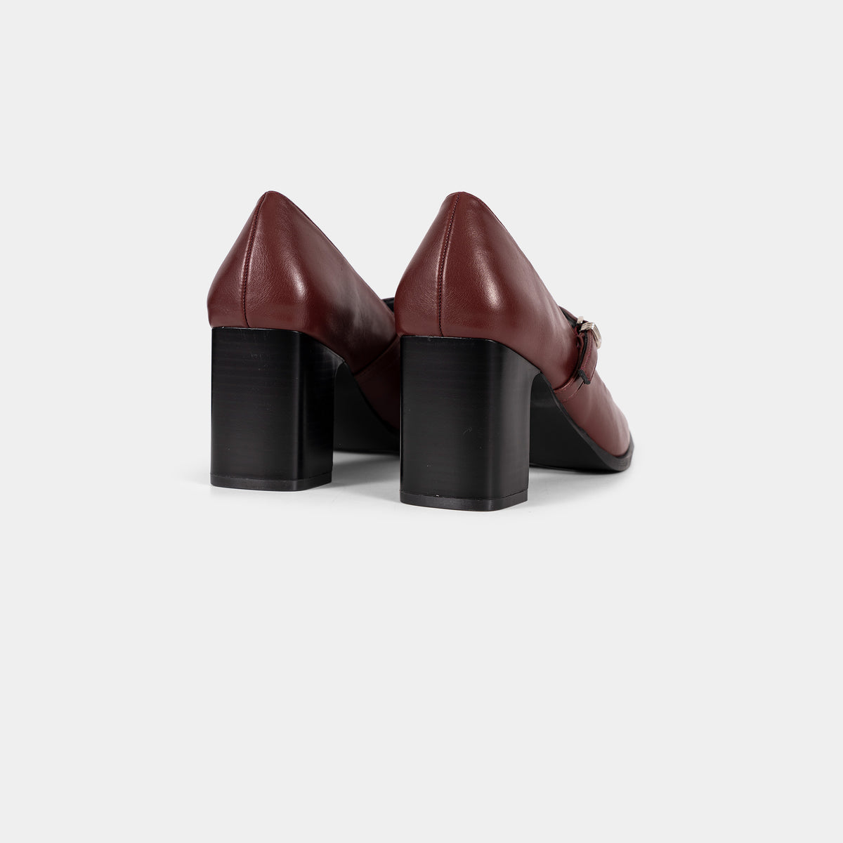Escarpins Mary Jane à Bout Carré et Talon